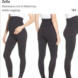 Zella Mamasana Live In Maternity Leggings